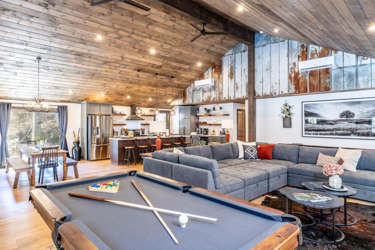 New Rustic Luxe Cabin Billiards Spa Near Gsmnp تاونسيند المظهر الخارجي الصورة