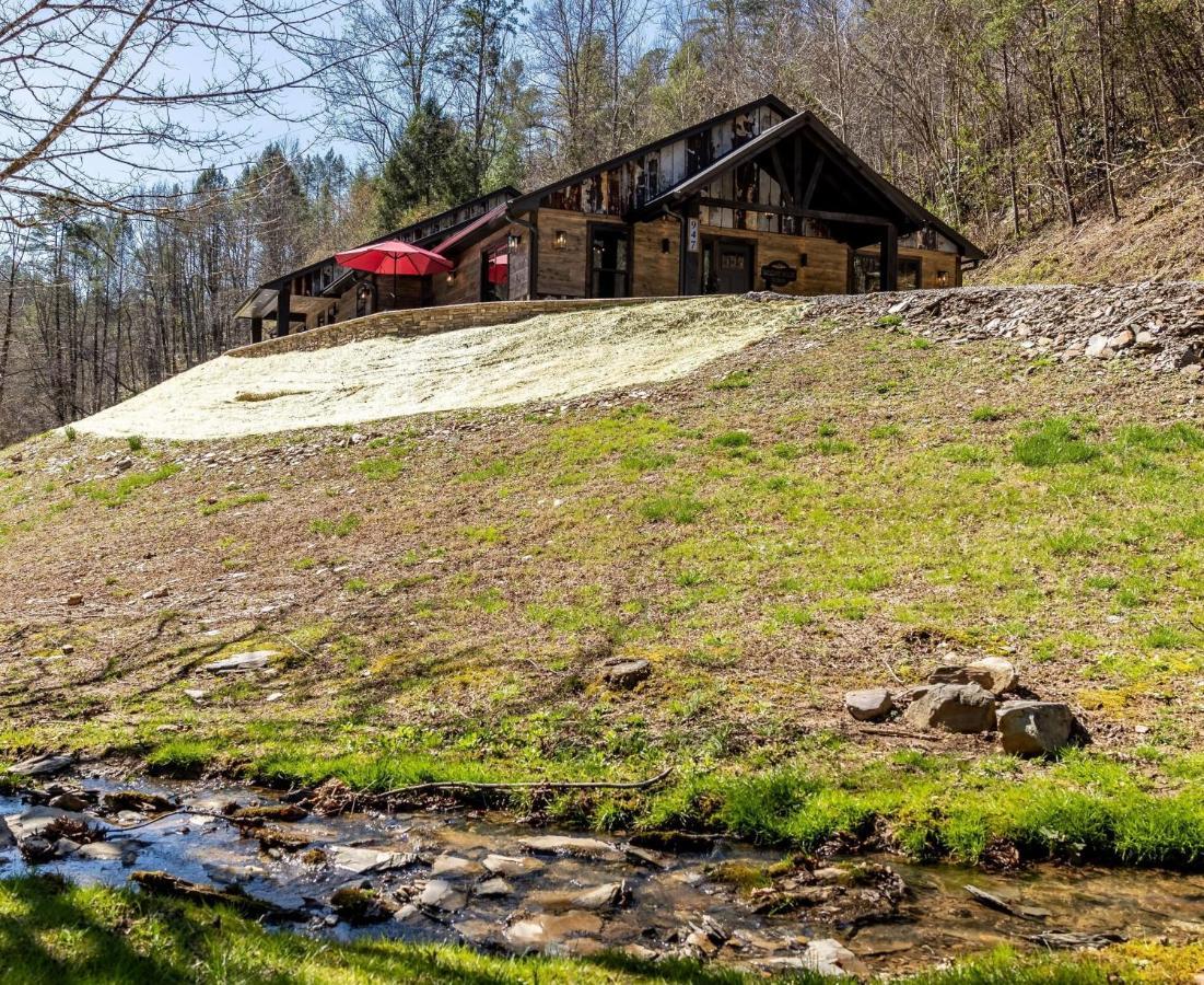New Rustic Luxe Cabin Billiards Spa Near Gsmnp تاونسيند المظهر الخارجي الصورة