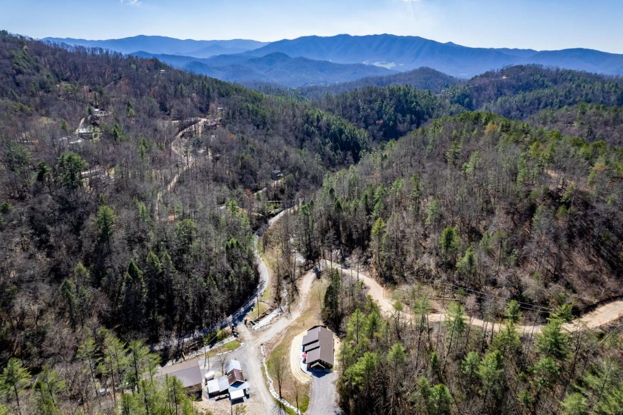 New Rustic Luxe Cabin Billiards Spa Near Gsmnp تاونسيند المظهر الخارجي الصورة